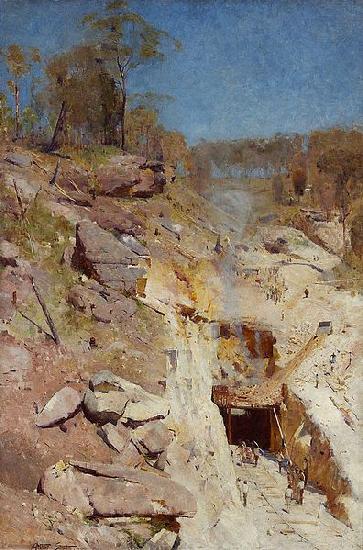 Arthur streeton Fire s On oil painting picture